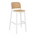 Inny kolor wybarwienia: Krzesło barowe Antonio białe