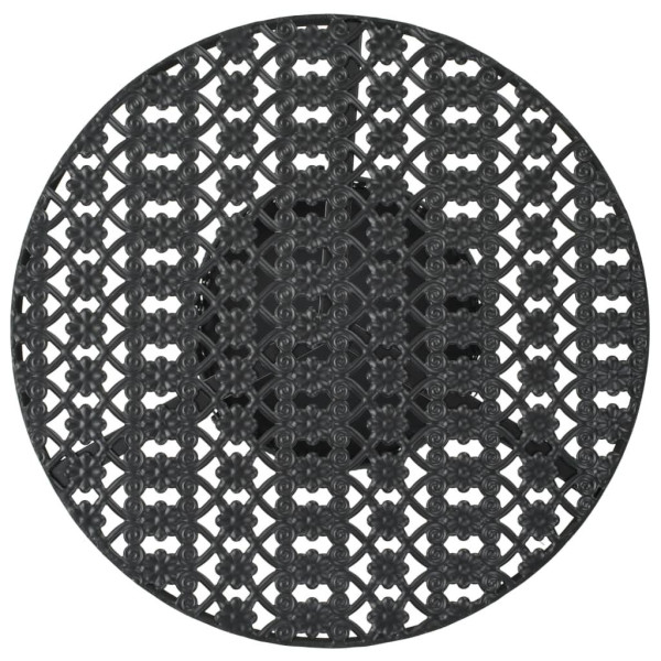 Stolik barowy, czarny, 40 x 70 cm, metalowy, 3014659