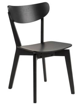 Krzesło Roxby czarne czarne, 301774