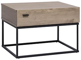 Szafka nocna stolik szuflada ciemne drewno