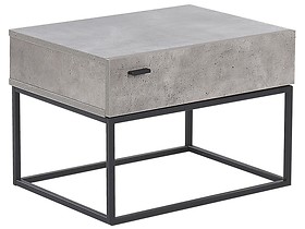 Szafka nocna stolik szuflada efekt betonu