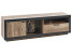 Produkt: Szafka RTV z szufladą MDF jasne drewno z czarnym