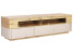 Produkt: Szafka RTV z 3 szufladami MDF jasne drewno z beżowym