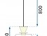 Lampa Sufitowa Szklana Kula Złota App902-1Cp, 305499