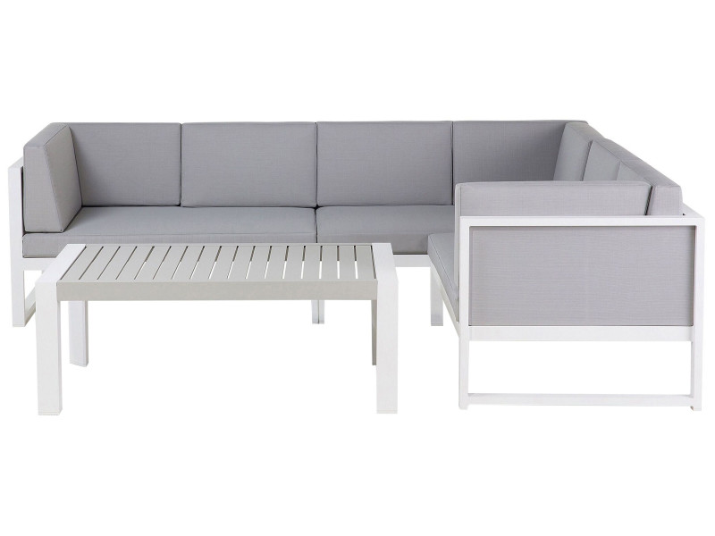 Zestaw mebli ogrodowych stół sofa poduszki, 308196