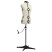 Manekin krawiecki Kremowy 42 x 42 x 102 cm Poliester vidaXL, 3089893