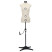 Manekin krawiecki Kremowy 42 x 42 x 102 cm Poliester vidaXL, 3089894