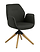 Inny kolor wybarwienia: Krzesło obrotowe Aura dark grey auto return tapicerowane