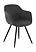 Inny kolor wybarwienia: Krzesło Noella szary ciemny tapicerowane