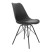 Inny kolor wybarwienia: Krzesło Eris PP czarne/czarne z tworzywa