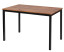 Produkt: Stół jadalniany dla 4 osób z metalu i brązowego drewna L120
