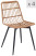 Produkt: Zestaw 4 krzeseł z metalu i wikliny
