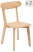 Produkt: Zestaw 2 krzeseł z naturalnego drewna litego