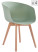 Produkt: Zestaw 4 skandynawskich krzeseł z białego drewna