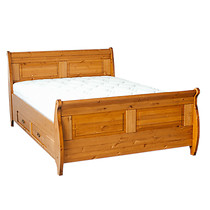 Drewniane łóżko z szufladami Sycylia 160x200