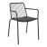 Produkt: Krzesło Bill Arm Black z poduszką PU