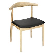 Krzesło Codo insp. Elbow Chair naturalny/czarny drewniane