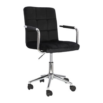 Fotel biurowy Cosmo Arm czarny velvet, 321189