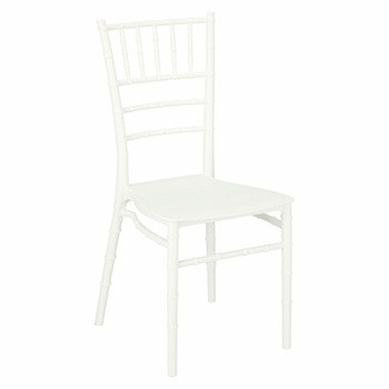 Krzesło Chiavari białe z tworzywa, 321254