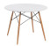 Produkt: Stół DTW 100 cm biały/naturalny okrągły