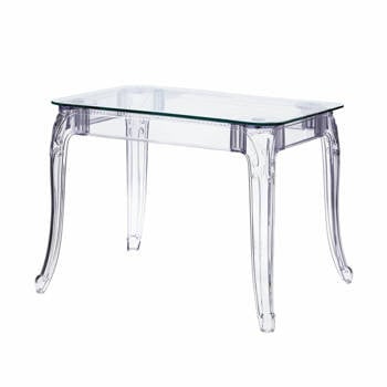 Stół Ghost 80x120cm transparentny glamour, 323095