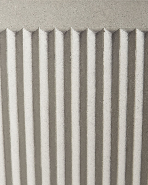 Doniczka ogrodowa 58 x 28 cm prostokątna glinka włóknista beżowa, 3231282