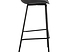 Stołek barowy Grego czarny nowoczesny 75cm, 326107