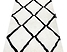Dywan BERBER CROSS biały Frędzle 240x330 cm, 326421