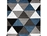 Dywan ALTER Rino Trójkąty niebieski 120x170 cm, 326463