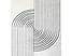 Dywan MODE 8587 geometryczny krem / czarny 80x150 cm, 327073