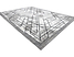 Dywan nowoczesny COZY Tico, geometryczny - 140x190 cm, 328304