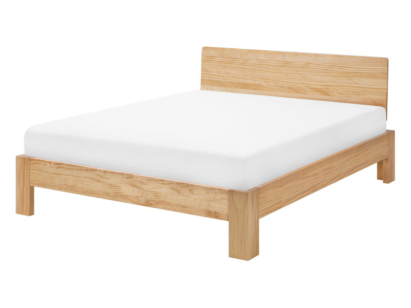 Rama łóżka jasne drewno 140x200, 330617