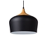 Lampa wisząca 173 cm metalowa czarna, 330903