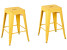 Produkt: 2 stołki barowe 60cm żółto-złoty