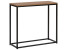 Produkt: Konsola stolik 80x30 ciemne drewno czarny