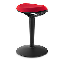 Aktywny hoker ergonomiczny Spacetron Zippy czarno-czerwony