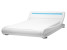 Inny kolor wybarwienia: Łóżko LED ekoskóra 160x200 białe