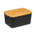 Produkt: Pojemnik z bambusową pokrywą 6,5l czarny