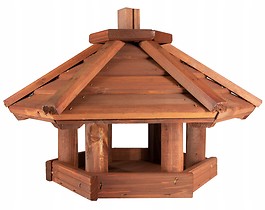 Drewniany karmnik dla ptaków SŁOWIK VI
