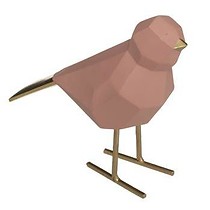Figurka Origami Bird różowa