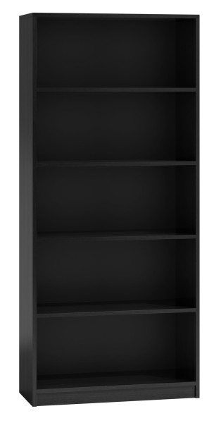 Regał R80 80cm książki segregatory czarny, 344203