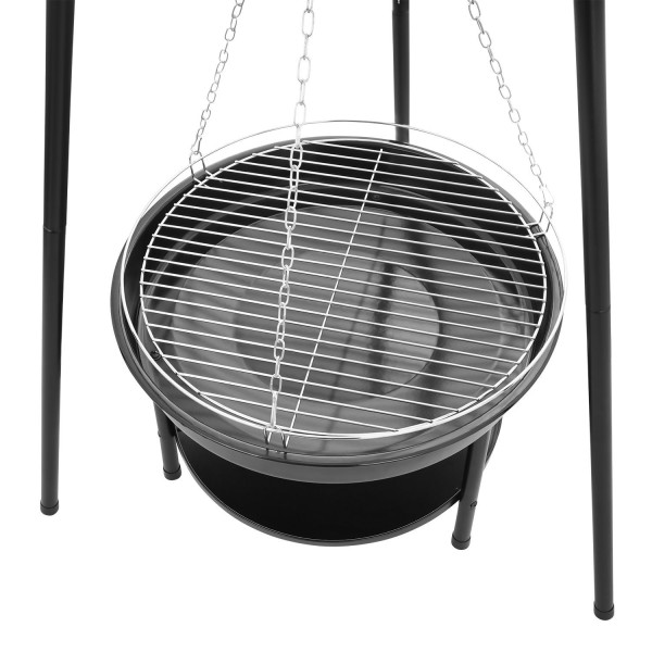 Palenisko trójnóg duży grill ogniskowy ogrodowy wiszący 2w1, 3448247