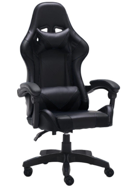 Fotel obrotowy gamingowy krzesło Remus czarny, 344958