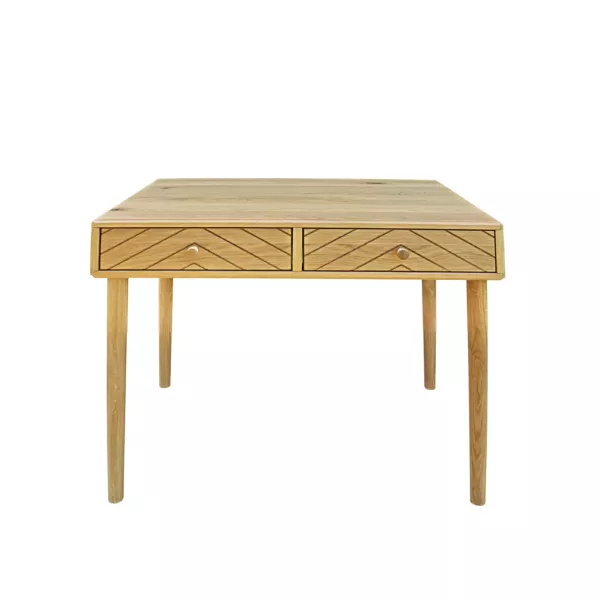 Dębowe biurko z szufladami w stylu skandynawskim AXEL II, 345460