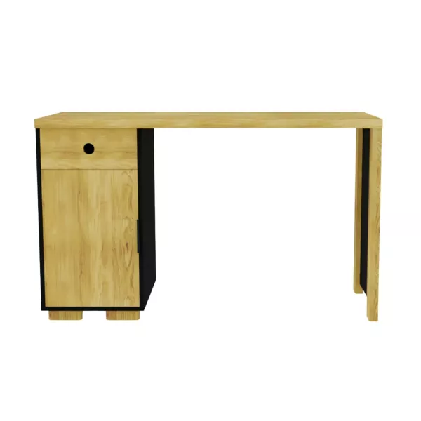 Nowoczesne biurko z litego drewna dębowego do gabinetu CARLA, 346166