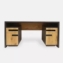Biurko nowoczesne z litego drewna do gabinetu biura LAGOS