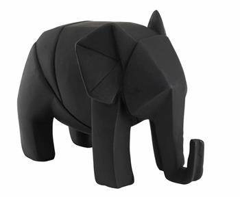 Figurka Elephant Origami czarny, 346364
