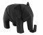 Produkt: Figurka Elephant Origami czarny
