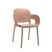 Inny kolor wybarwienia: Krzesło Hug z podłokietnikami carmel