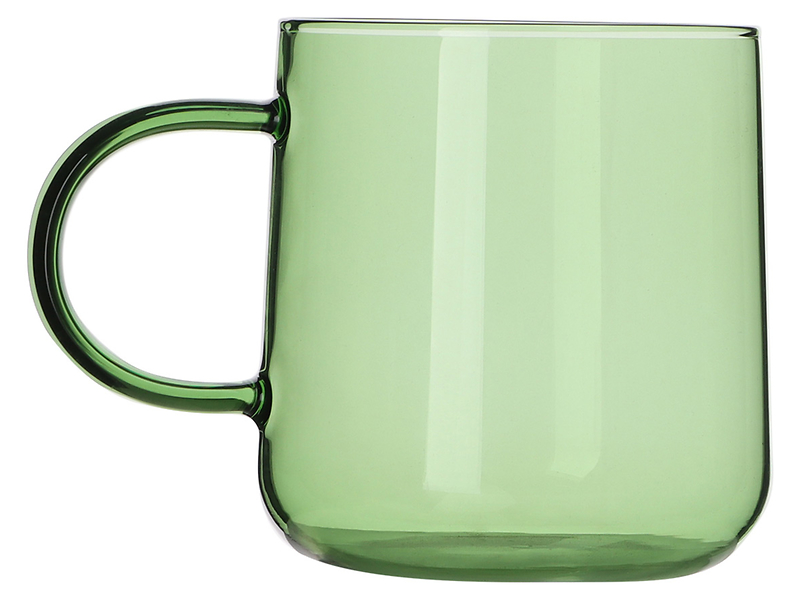 szklanka borosilikatowa 340 ml zielona, 346728
